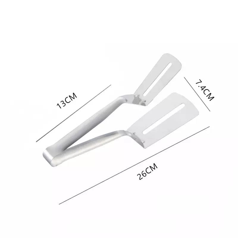 Stainless Steel Steak Clamp, Multi-Functional Food Clip Anti-Scald Bread Clip, Multifunctional Cooking Tong Double Sided Spatula Stainless Steel Steak Clamp, Multi-Functional Food Clip Anti-Scald Bread Clip, Multifunctional Cooking Tong Double Sided Spatula